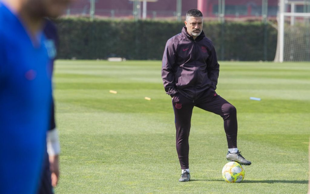 García Pimienta, entrenador del Barça B // FCBARCELONA