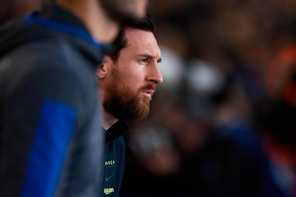 Lionel Messi during LaLiga match against Real Sociedad at Camp Nou / ALEX CAPARROS GETTY IMAGES EUROPE