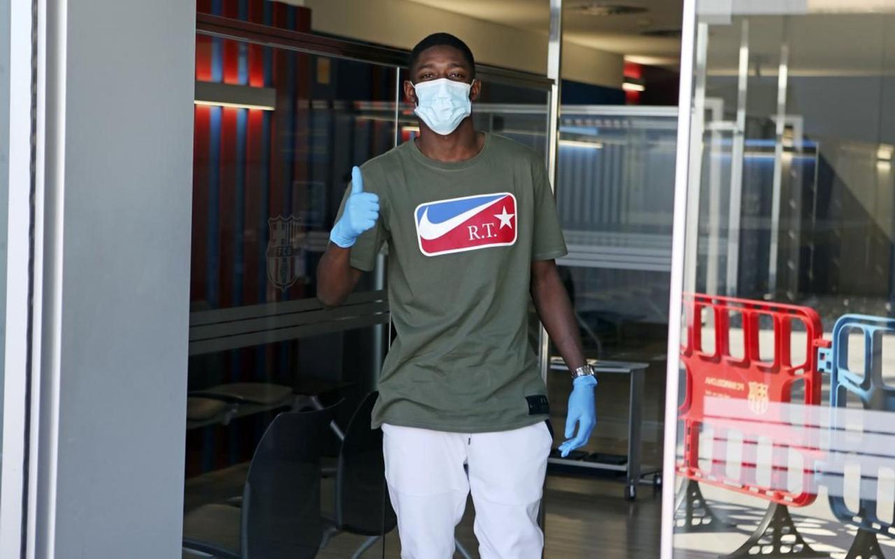 Ousmane Dembélé at the club facilities / FCBARCELONA