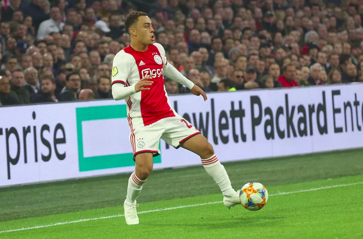 Sergiño Dest, during a performance for Ajax Amsterdam / FEDERICO GUERRA MORAN/NURPHOTO