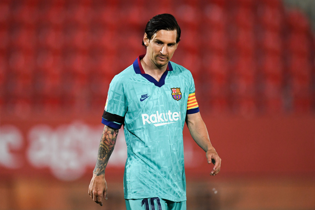 Lionel Messi, in action for Barcelona, against Leganés / GETTY IMAGES EUROPE