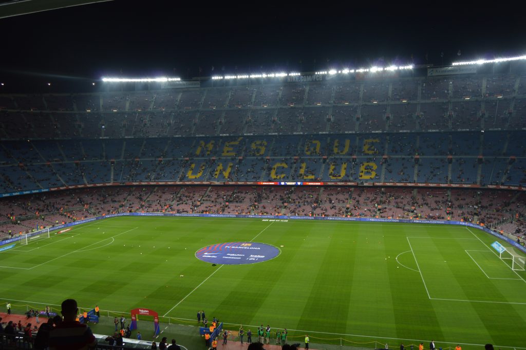 Camp Nou in 2018 before the match against Sevilla / Matevž Kožman / BLAUGRANAGRAM