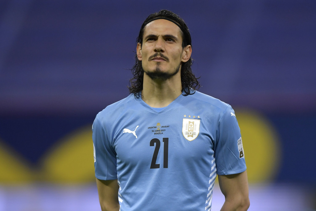 Edinson Cavani during Copa America in 2021 / Getty Images South America