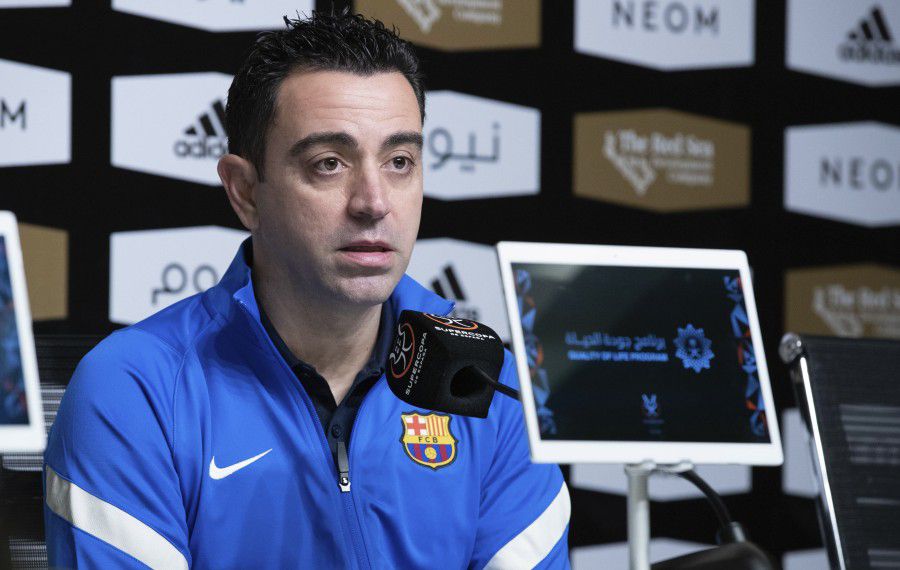 Xavi Hernández before el Clásico in Saudi Arabia / RFEF