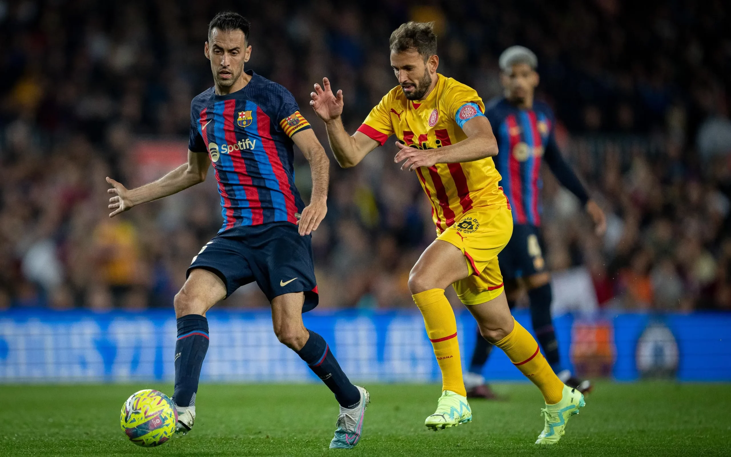 Busquets during the LaLiga match against Girona/ Photo by FC BARCELONA