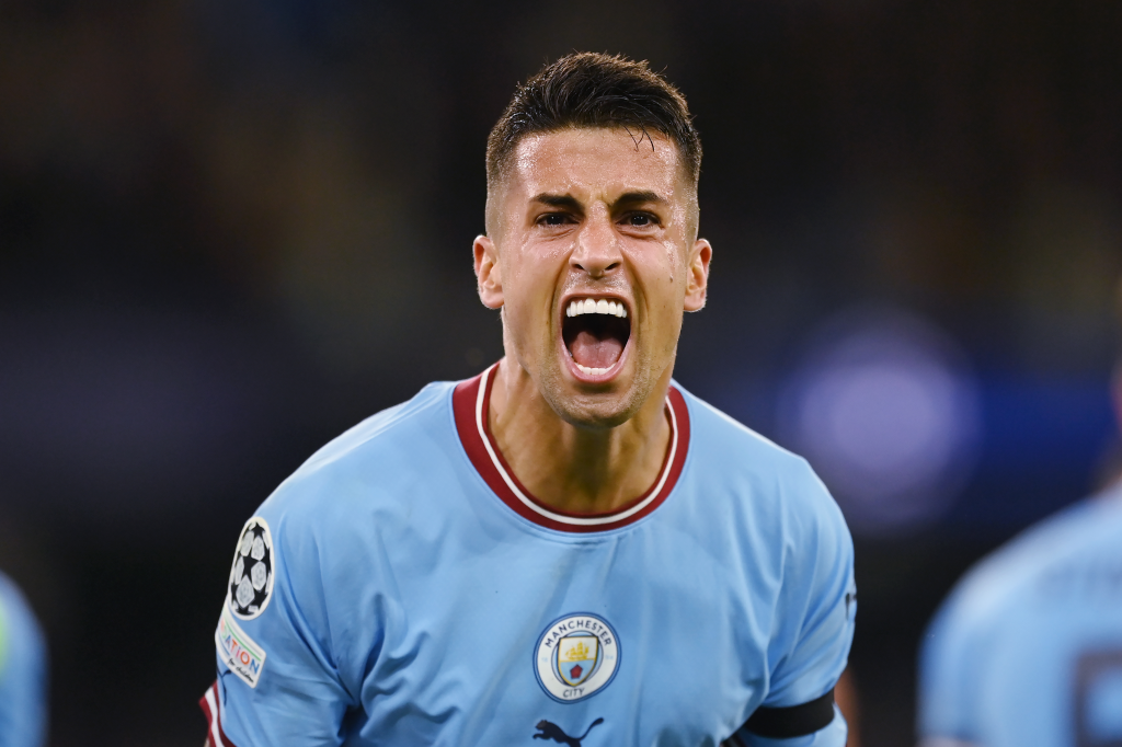 João Cancelo in action for Manchester City / GETTY IMAGES