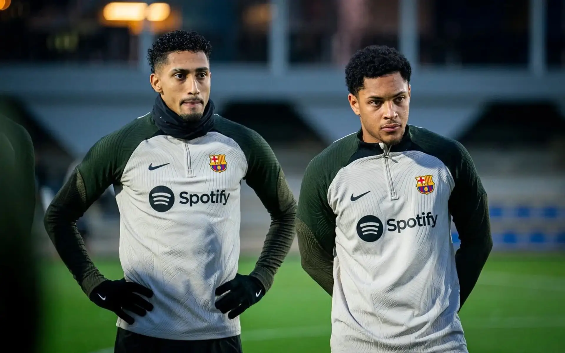 Raphinha (left) & Vitor Roque (right) / Getty Images