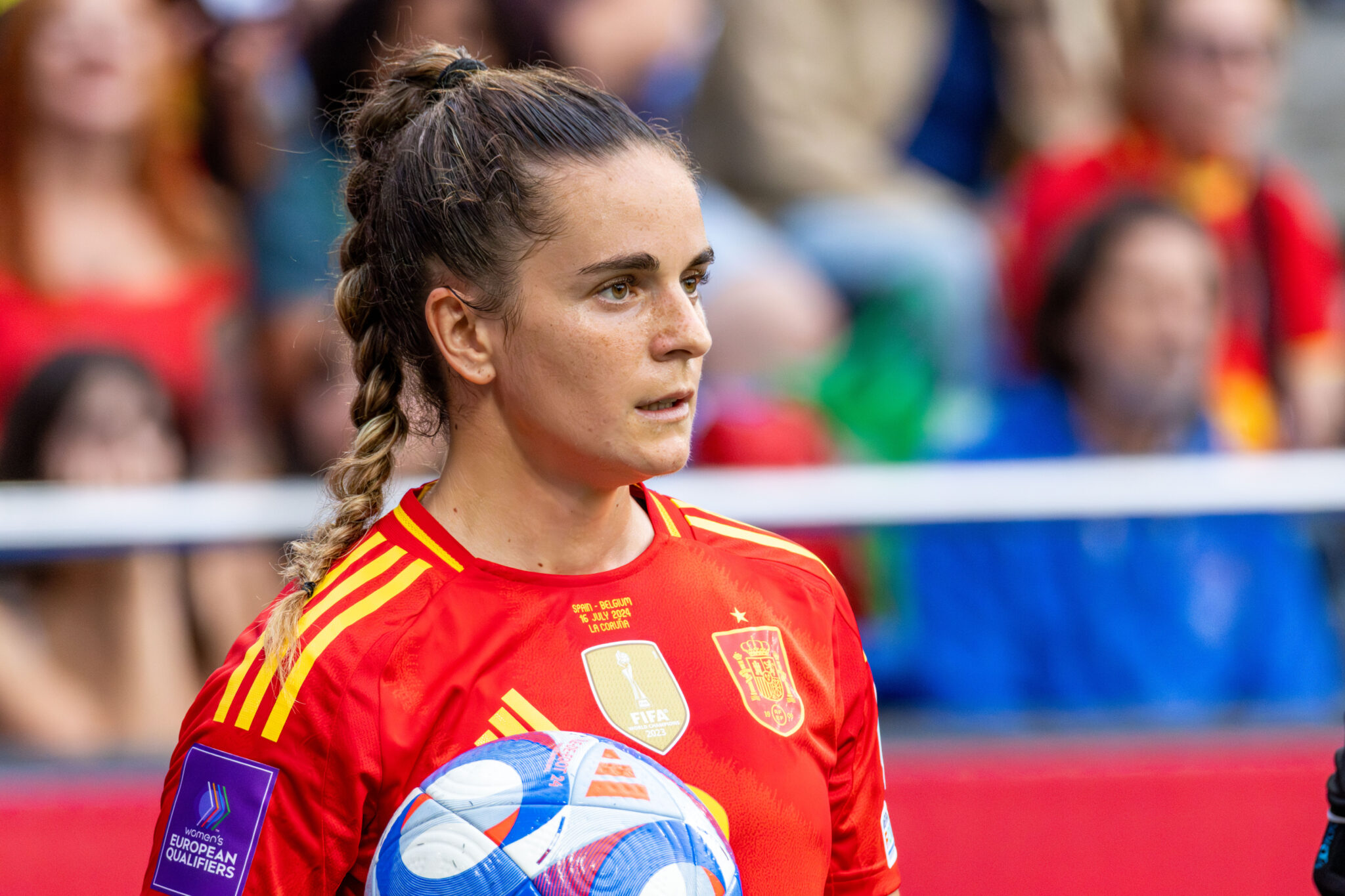 Teresa Abelleira in Riazor with the Spanish National Team / WYKAZSZKOWSKI